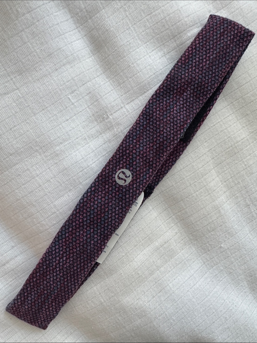 lululemon athletica Purple Pink Textured Stretch Headband